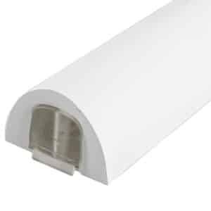 בית מזוזה מודרני דמוי בטון בצבע אפור עם טקסטורה - מתאים לכל קלף עד 12 ס”מ