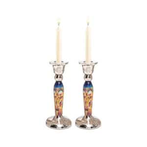 Tall Candlesticks for Shabbat Jerusalem Alleys