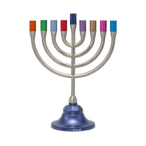 חנוכייה קלאסית מיוחדת וצבעונית
