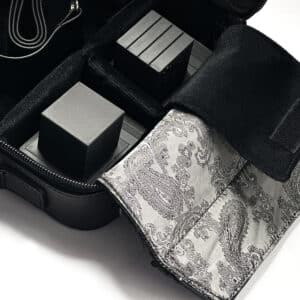 Genuine Leather Tallit and Tefillin Bag Model "Matrix" - Compact Size 20/30/8