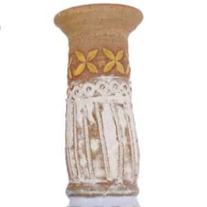 Ceramic Shabbat Candle Holders - 'Lace'