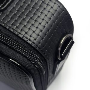 Genuine Leather Tallit and Tefillin Bag with Silver Lining Pierre Cardin Collection