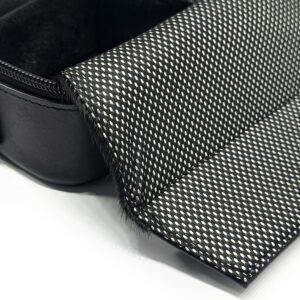 Genuine Leather Tallit and Tefillin Bag, Fur Model