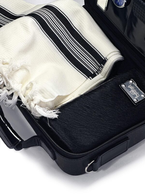 ⁦סט תפילין מהודר לבר מצווה עם תיק יוקרתי מעור אמיתי⁩ – תמונה ⁦5⁩