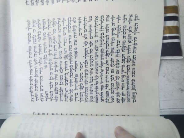 ⁦מגילת אסתר על קלף מהודרת 30 ס"מ - האר"י⁩ – תמונה ⁦2⁩