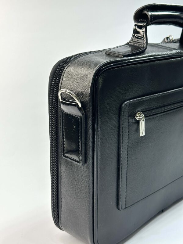 ⁦תיק לטלית ותפילין מעור אמיתי בטקסטורת ספיין⁩ – תמונה ⁦3⁩