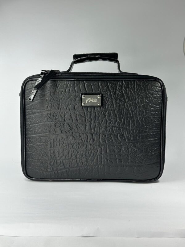 ⁦תיק לטלית ותפילין מעור אמיתי דמוי עור פיל⁩ – תמונה ⁦3⁩