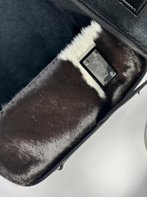 ⁦תיק לטלית ותפילין מעור אמיתי דמוי עור פיל⁩ – תמונה ⁦2⁩