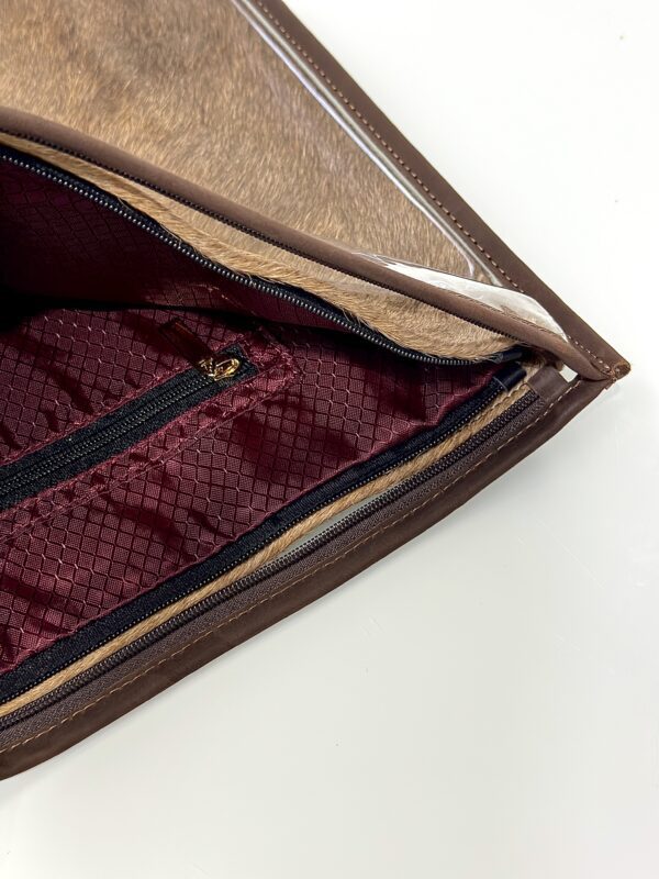 ⁦נרתיק לטלית מעור אמיתי עם פרווה⁩ – תמונה ⁦2⁩