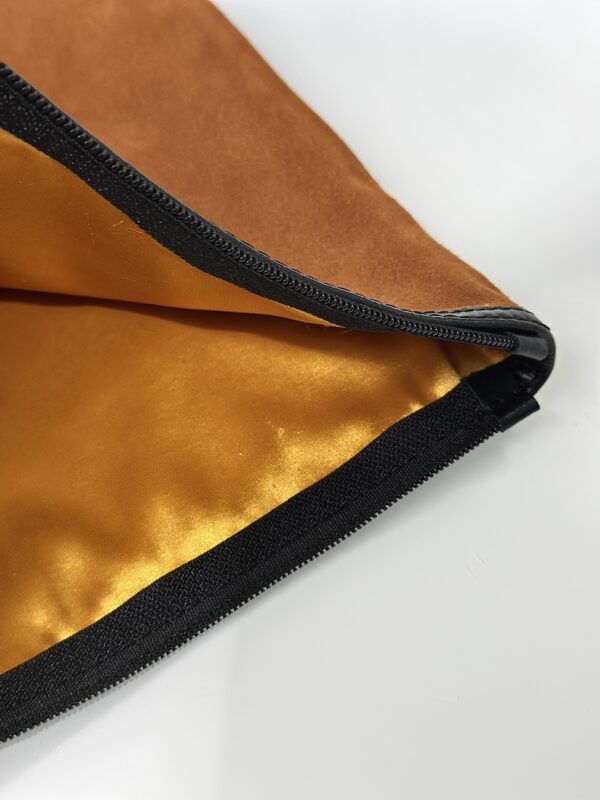 ⁦נרתיק לטלית ותפילין מעור אמיתי זמש⁩ – תמונה ⁦2⁩