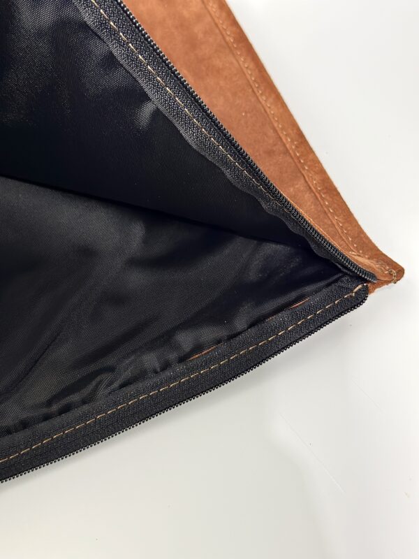 ⁦נרתיק לטלית ותפילין מעור אמיתי זמש⁩ – תמונה ⁦2⁩