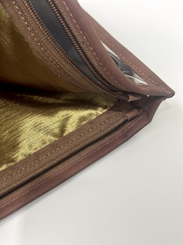 ⁦נרתיק לטלית מעור אמיתי עם פרווה⁩ – תמונה ⁦2⁩