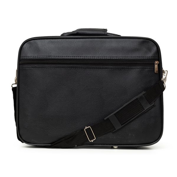 ⁦מזוודה לטלית ותפילין דמוי עור בצבע שחור⁩ – תמונה ⁦2⁩