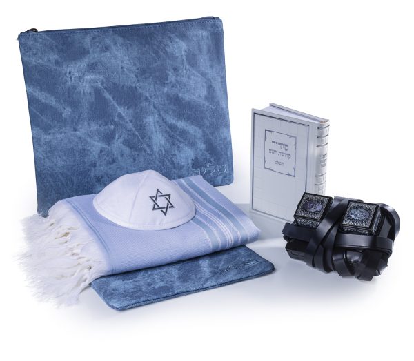 סט תפילין לבר מצווה - דגם "רקיע"