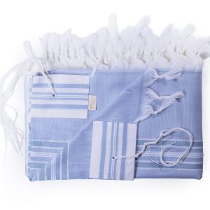 Tallit and Tefillin Set, Heavenly Skies Style