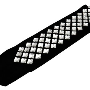 עטרה לטלית עם אבני קריסטל מרובעות