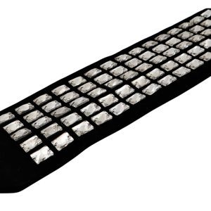 עטרה לטלית עם אבני קריסטל מלבניות