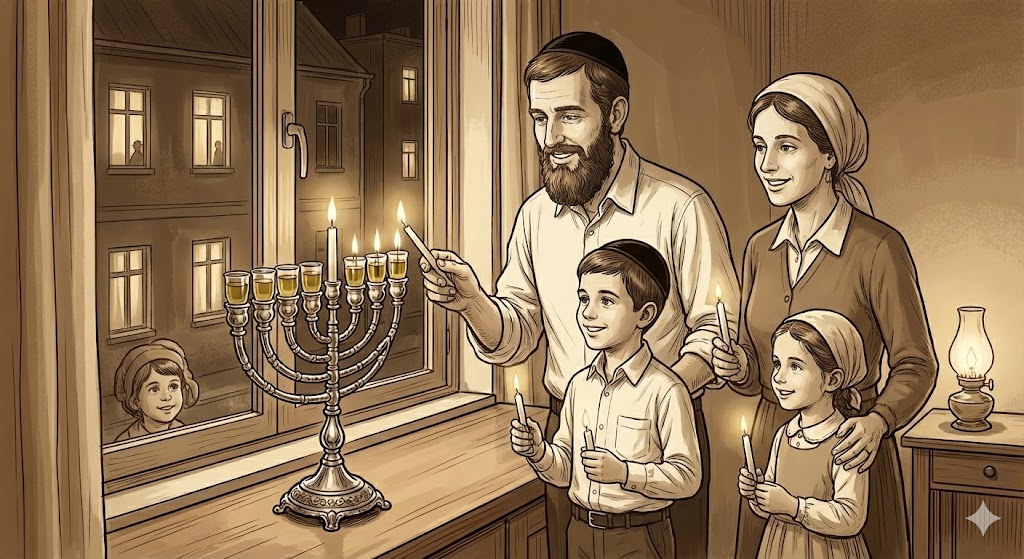 מצוות הדלקת נרות חנוכה