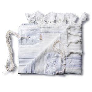 Tallit "Keter" - 100% Cotton with Silver Tones