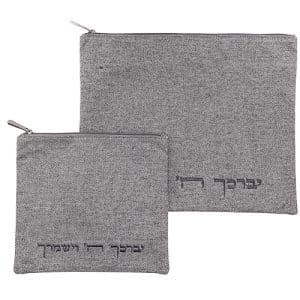 סט לטלית ותפילין – מראה פשתן אורבני ורקמה עדינה